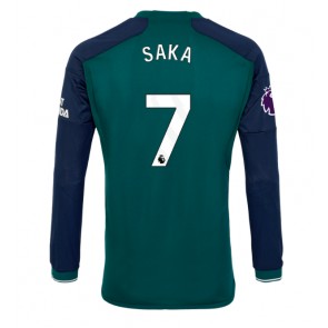 Maillot de foot Arsenal Bukayo Saka #7 Troisième 2023-24 Manche Longue